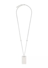 Givenchy Double Tag Necklace in Metal