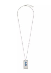 Givenchy Double Tag Necklace in Metal