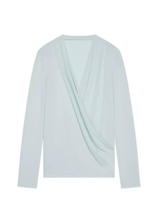 Givenchy Draped blouse in crepe jersey
