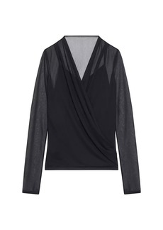 Givenchy Draped Blouse in Jersey