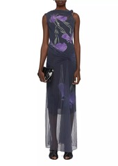 Givenchy Dress in Floral Devoré Satin Jersey