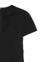 Givenchy Dress in Punto Milano with buttons