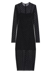 Givenchy Dress in Shiny Monogram Tulle