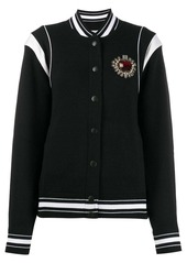 Givenchy embellished crest bomber jacket