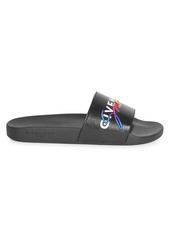 Givenchy Embroidered Logo Pool Slides