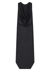 Givenchy Evening Draped Dress in Wool and Silk