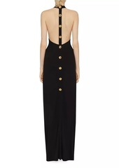 Givenchy Evening Dress in Jersey with Buttons on the Back