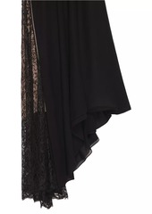 Givenchy Evening Dress In Mousseline And Lace