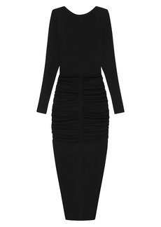 Givenchy Evening Ruched Dress In Crepe