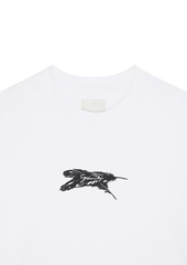 Givenchy Feather Print T-Shirt in Cotton