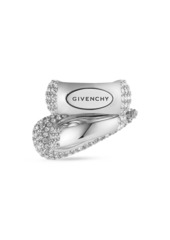 Givenchy Feline Ring in Metal with Crystals