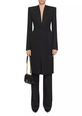 Givenchy Fitted Coat In Wool