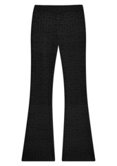 Givenchy Flare Pants In 4G Jacquard