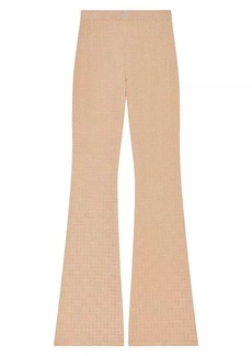 Givenchy Flare Pants In 4G Mini Jacquard