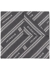 Givenchy G Chain reversible wool scarf