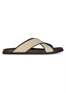 Givenchy G Plage Flat Sandals in Canvas