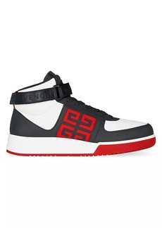 Givenchy G4 High Top Sneakers In Leather