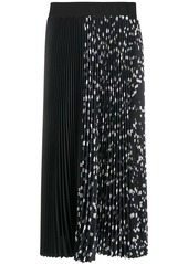 Givenchy geometrical-print pleated skirt