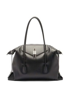 Givenchy - Antigona Lock Soft Leather Duffel Bag - Mens - Black