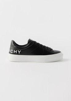 Givenchy - City Sport Leather Trainers - Mens - Black White