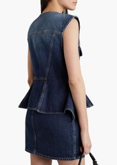 Givenchy - Denim peplum mini dress - Blue - FR 36