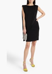 Givenchy - Draped crepe mini dress - Black - FR 36