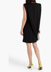 Givenchy - Draped crepe mini dress - Black - FR 38