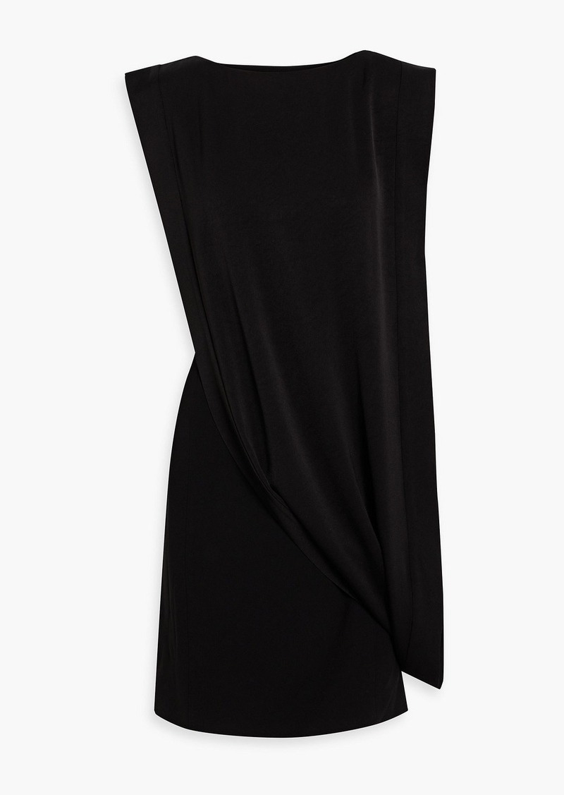 Givenchy - Draped crepe mini dress - Black - FR 38