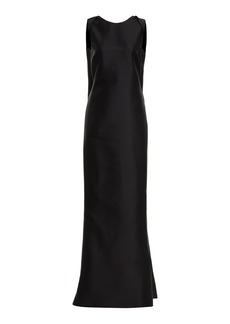 Givenchy - Draped Open-Back Maxi Dress - Black - FR 40 - Moda Operandi