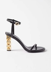 Givenchy - G Cube 85 Leather Sandals - Womens - Black