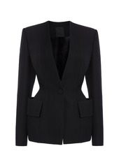 Givenchy - Hourglass Tailored Wool Blazer - Black - FR 36 - Moda Operandi