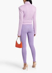 Givenchy - Jacquard-knit leggings - Purple - S