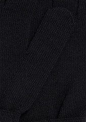 Givenchy - Jacquard-knit wool gloves - Black - ONESIZE