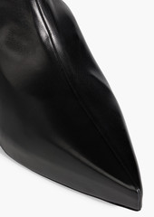 Givenchy - Leather platform wedge ankle boots - Black - EU 36