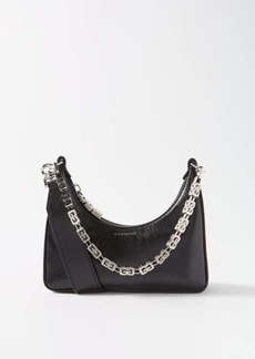 Givenchy - Moon Mini Cutout Chain-strap Cross-body Bag - Womens - Black