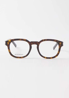 Givenchy Eyewear - Round Tortoiseshell-acetate Glasses - Womens - Dark Brown