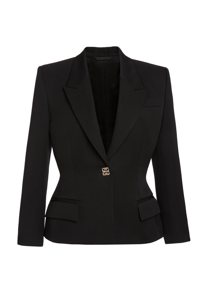 Givenchy - Tailored Wool Blazer - Black - FR 34 - Moda Operandi