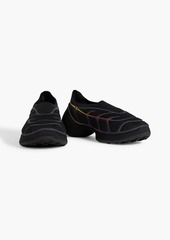 Givenchy - TK-360 rubber-trimmed stretch-knit sneakers - Black - EU 41