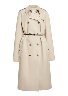 Givenchy - Voyou-Belt Cotton-Blend Trench Coat - Neutral - FR 42 - Moda Operandi