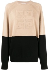 Givenchy 4G two-toned knitted jumper