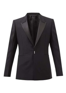 Givenchy - Wool And Mohair Tuxedo Jacket - Mens - Black