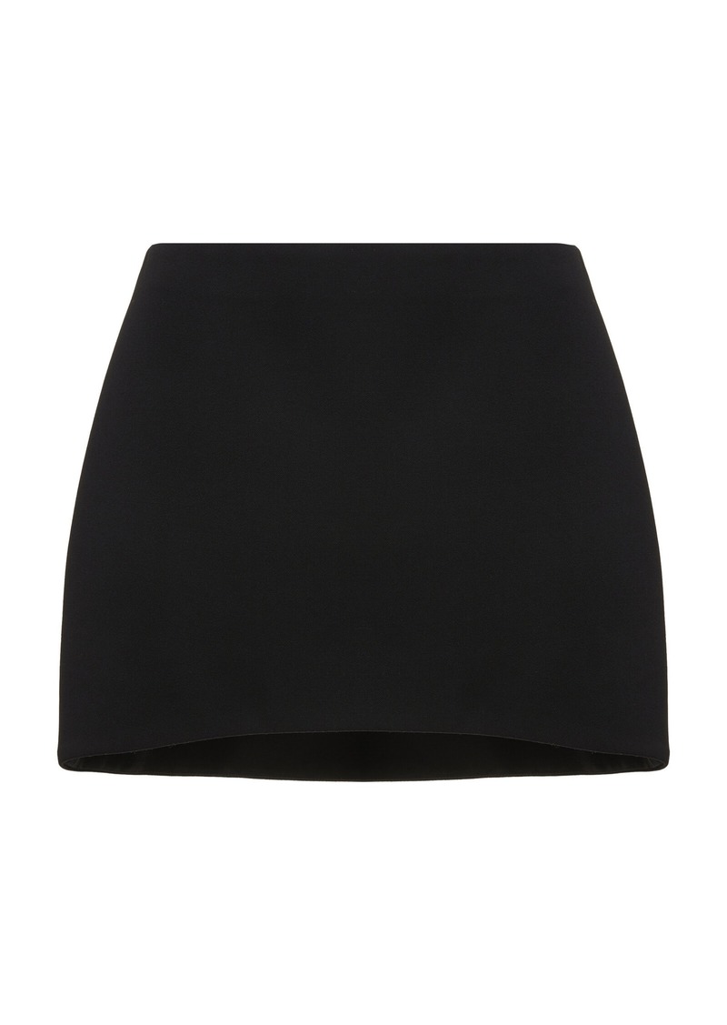 Givenchy - Wool Mini Skirt - Black - FR 34 - Moda Operandi