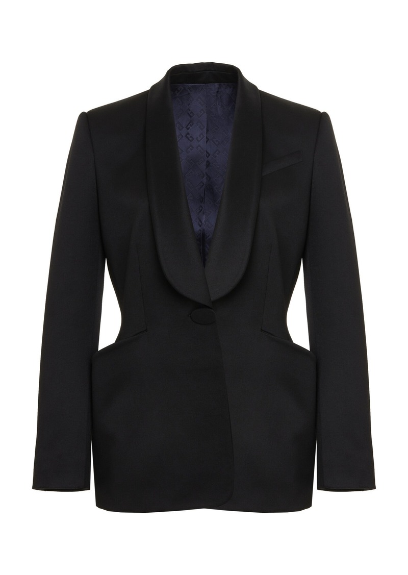 Givenchy - Wool Smoking Jacket - Black - FR 40 - Moda Operandi