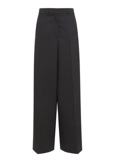 Givenchy - Wool Straight-Leg Pants - Grey - FR 40 - Moda Operandi