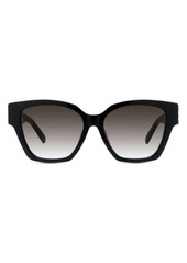 Givenchy 4G 56mm Square Sunglasses