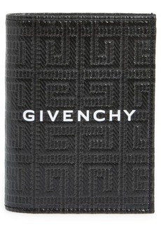 Givenchy 4G Coated Canvas & Leather Card Holder