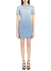 Givenchy 4G Logo Stretch Denim Sheath Dress