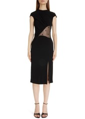 Givenchy 4G Mixed Media Sheath Dress