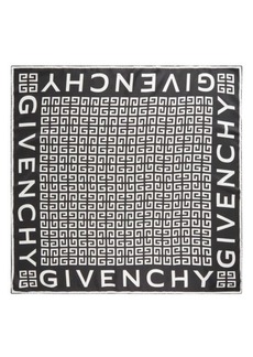Givenchy 4G Monogram Silk Twill Square Scarf