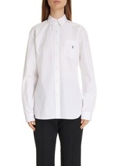 Givenchy 4G Rivet Cotton Poplin Button-Down Shirt